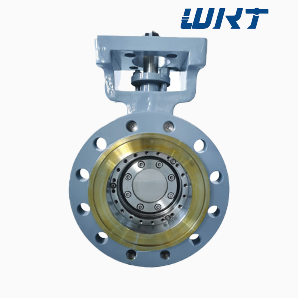 Flange type butterfly valve with multi spline stem design