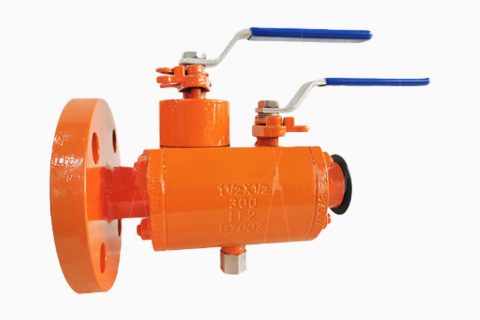 Double block and bleed ball valve