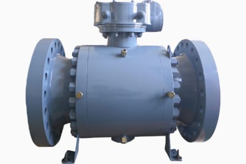 Trunnion mounted forged steel ball valve Reduce bore