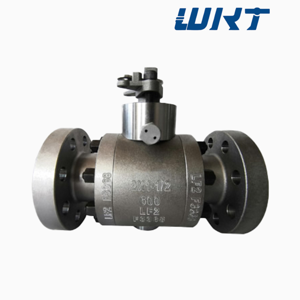 Low Temperature(LTCS)Trunnion mounted ball valve forged steel LF2 Reduce bore