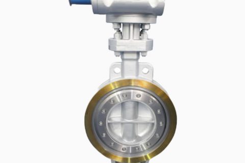 Wafer type carbon steel butterfly valve Class150 DN350