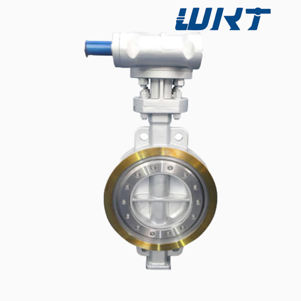 Wafer type carbon steel butterfly valve Class150 DN350