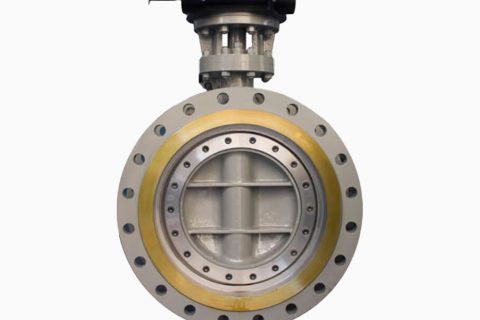 WCB PN16 Triple Eccentric Butterfly Valve with Gear Box