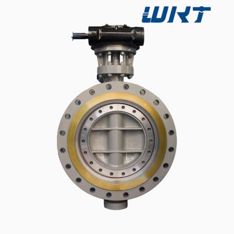 WCB PN16 Triple Eccentric Butterfly Valve with Gear Box