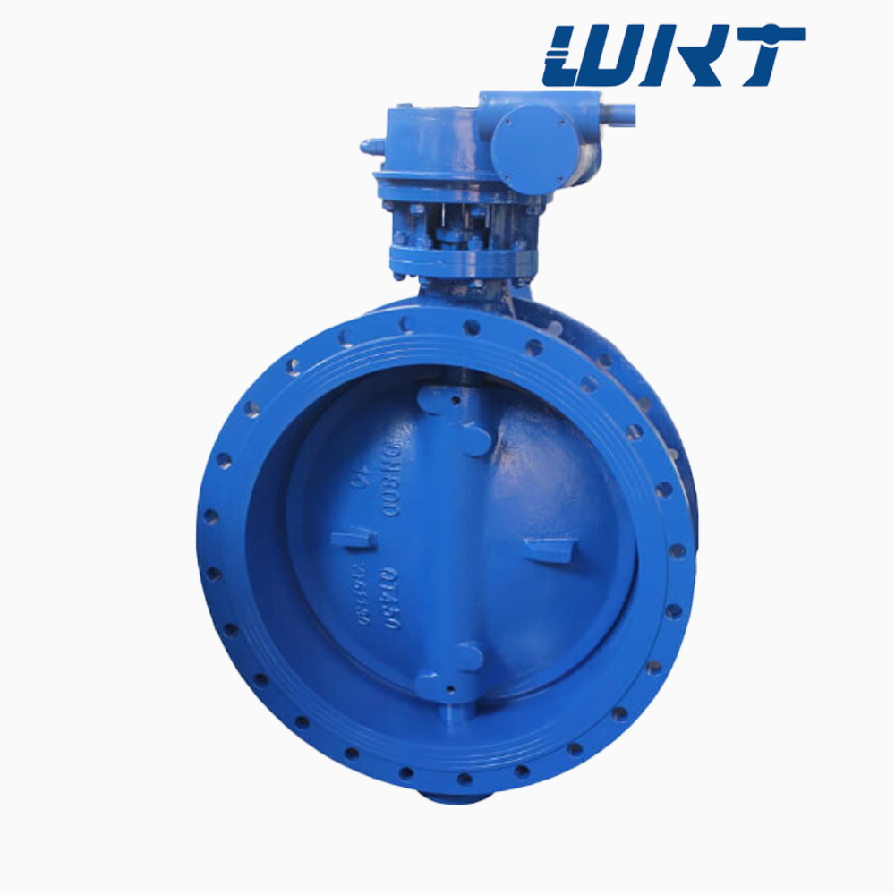 Worm Gear QT450 Flange Triple Eccentric Butterfly Valve