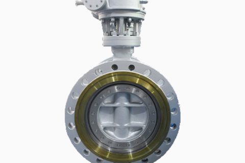 Cryogenic triple offset flanged butterfly valve