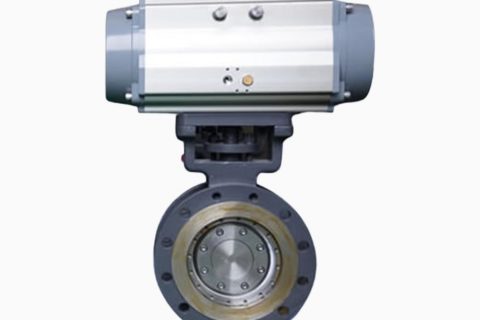 High pressure metal to metal WCB butterfly valve 300LB